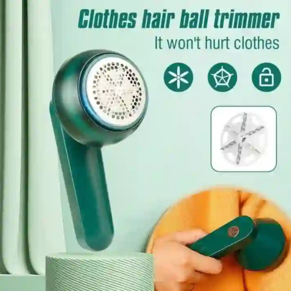 Rechargeable Lint Remover & Fabric Shaver - detail view